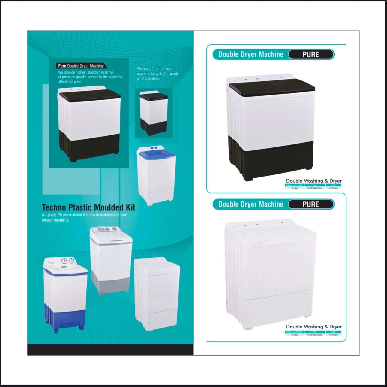 Double Dryer machine Pure